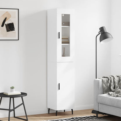 Skříň Highboard 34,5 X 34 X 180 Cm Kompozitní Dřevo