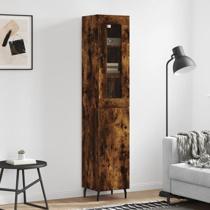Skříň Highboard 34,5 X 34 X 180 Cm Kompozitní Dřevo