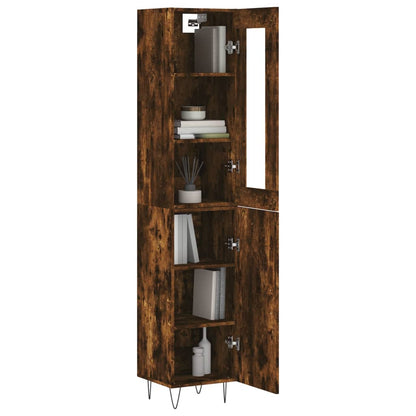 Skříň Highboard 34,5 X 34 X 180 Cm Kompozitní Dřevo