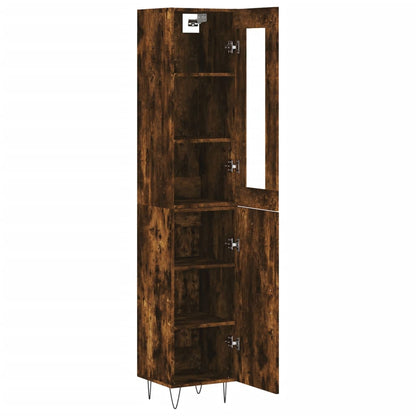 Skříň Highboard 34,5 X 34 X 180 Cm Kompozitní Dřevo
