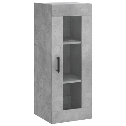 Skříň Highboard Betonově Šedá 34,5X34X180 Cm Kompozitní Dřevo