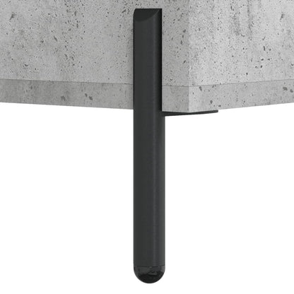 Skříň Highboard Betonově Šedá 34,5X34X180 Cm Kompozitní Dřevo