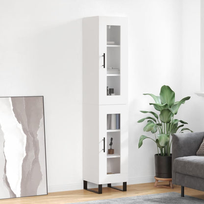 Skříň Highboard 34,5 X 34 X 180 Cm Kompozitní Dřevo