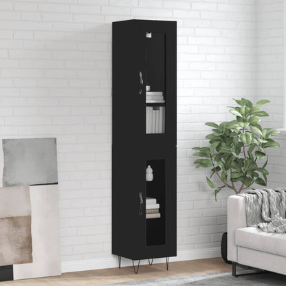 Skříň Highboard 34,5 X 34 X 180 Cm Kompozitní Dřevo