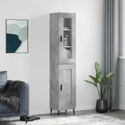 Skříň Highboard 34,5 X 34 X 180 Cm Kompozitní Dřevo