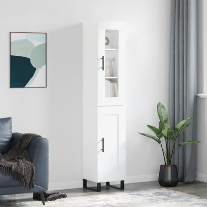 Skříň Highboard 34,5 X 34 X 180 Cm Kompozitní Dřevo