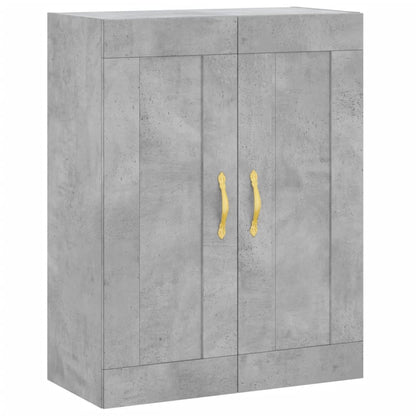 Skříň Highboard Betonově Šedá 69,5X34X180 Cm Kompozitní Dřevo