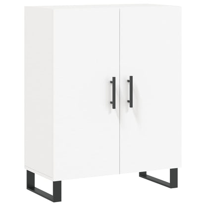 Skříň Highboard Bílá 69,5 X 34 X 180 Cm Kompozitní Dřevo