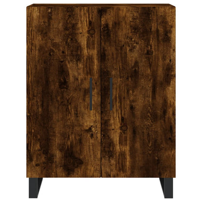 Skříň Highboard Kouřový Dub 69,5 X 34 X 180 Cm Kompozitní Dřevo