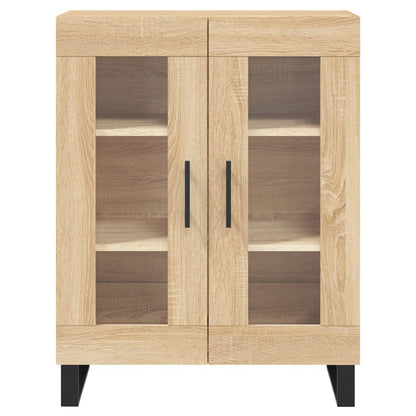 Skříň Highboard Dub Sonoma 69,5 X 34 X 180 Cm Kompozitní Dřevo
