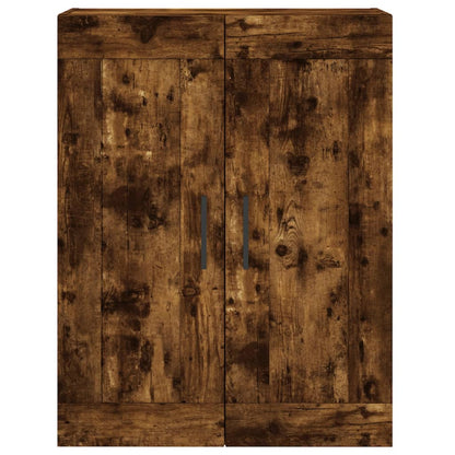 Skříň Highboard Kouřový Dub 69,5 X 34 X 180 Cm Kompozitní Dřevo