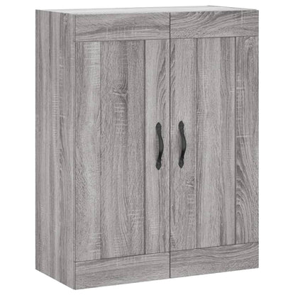 Skříň Highboard Šedá Sonoma 69,5 X 34 X 180 Cm Kompozitní Dřevo