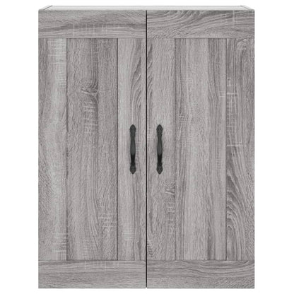 Skříň Highboard Šedá Sonoma 69,5 X 34 X 180 Cm Kompozitní Dřevo
