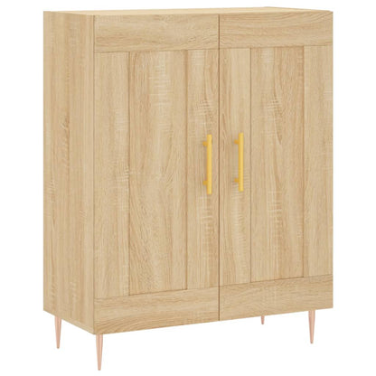 Skříň Highboard Dub Sonoma 69,5 X 34 X 180 Cm Kompozitní Dřevo