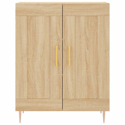 Skříň Highboard Dub Sonoma 69,5 X 34 X 180 Cm Kompozitní Dřevo