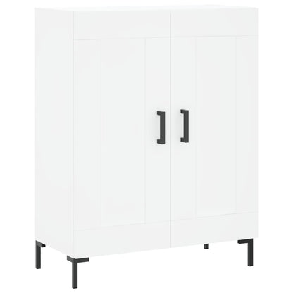 Skříň Highboard Bílá 69,5 X 34 X 180 Cm Kompozitní Dřevo