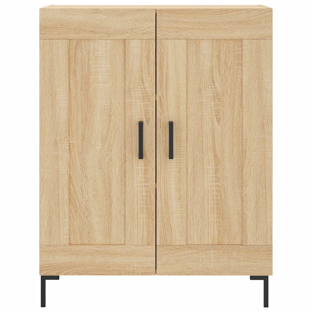 Skříň Highboard Dub Sonoma 69,5 X 34 X 180 Cm Kompozitní Dřevo