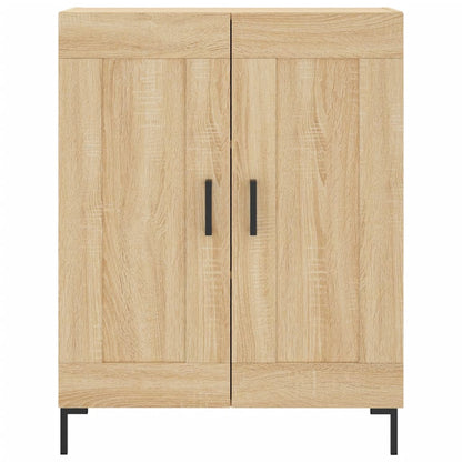 Skříň Highboard Dub Sonoma 69,5 X 34 X 180 Cm Kompozitní Dřevo