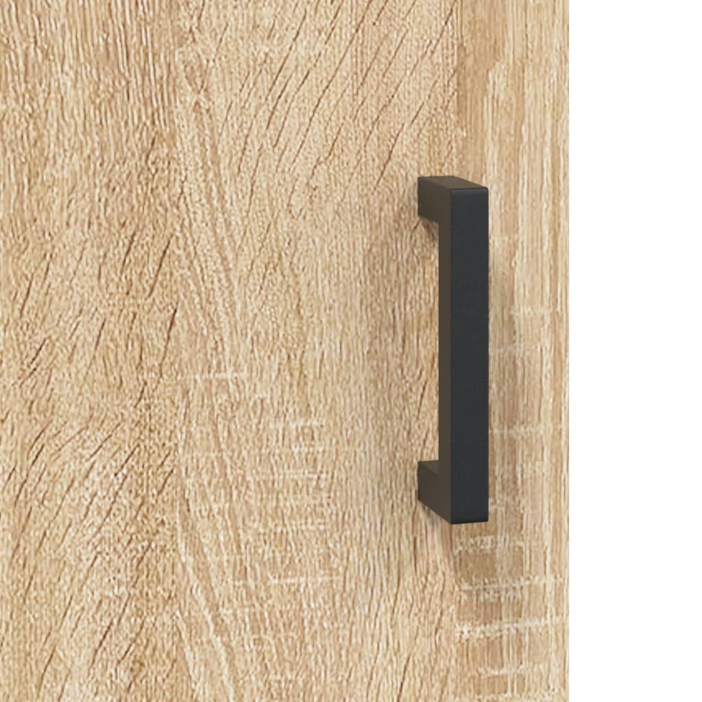 Skříň Highboard Dub Sonoma 69,5 X 34 X 180 Cm Kompozitní Dřevo