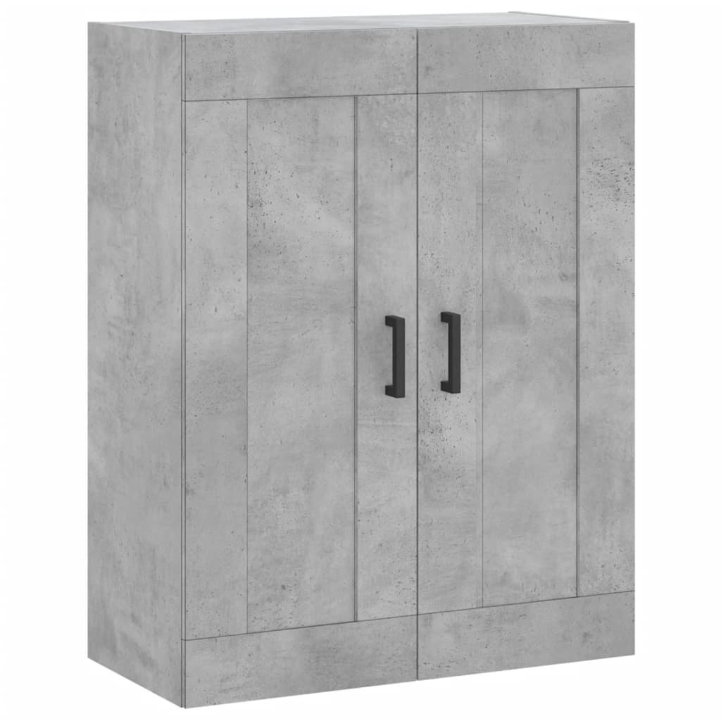 Skříň Highboard Betonově Šedá 69,5X34X180 Cm Kompozitní Dřevo