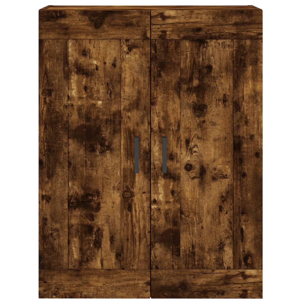 Skříň Highboard Kouřový Dub 69,5 X 34 X 180 Cm Kompozitní Dřevo