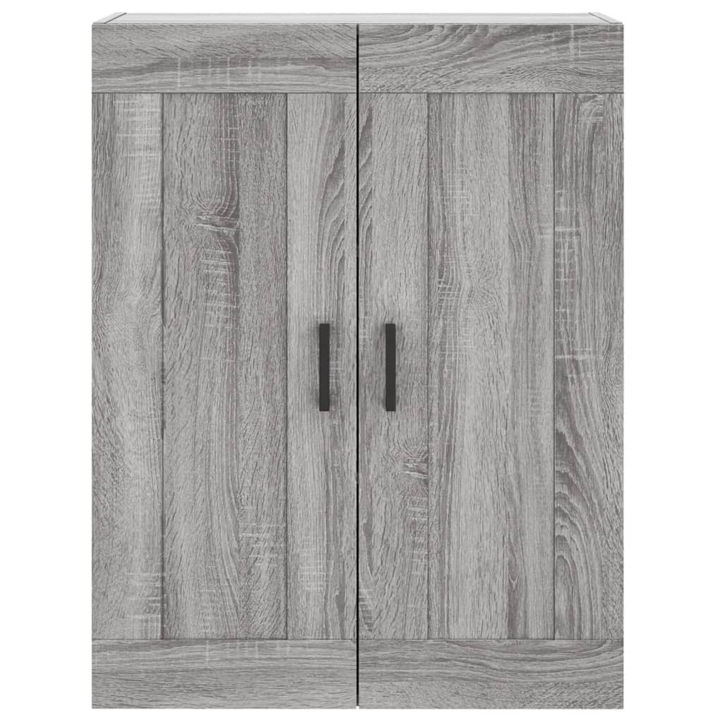 Skříň Highboard Šedá Sonoma 69,5 X 34 X 180 Cm Kompozitní Dřevo