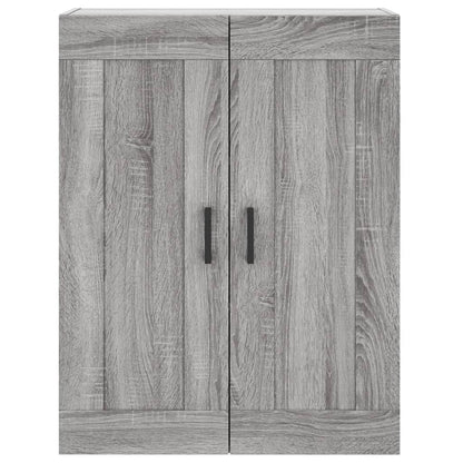 Skříň Highboard Šedá Sonoma 69,5 X 34 X 180 Cm Kompozitní Dřevo