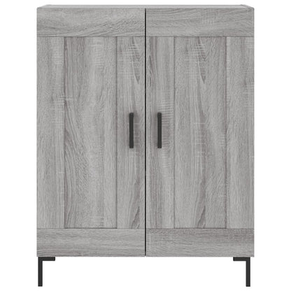 Skříň Highboard Šedá Sonoma 69,5 X 34 X 180 Cm Kompozitní Dřevo