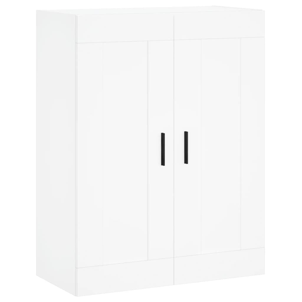 Skříň Highboard Bílá 69,5 X 34 X 180 Cm Kompozitní Dřevo