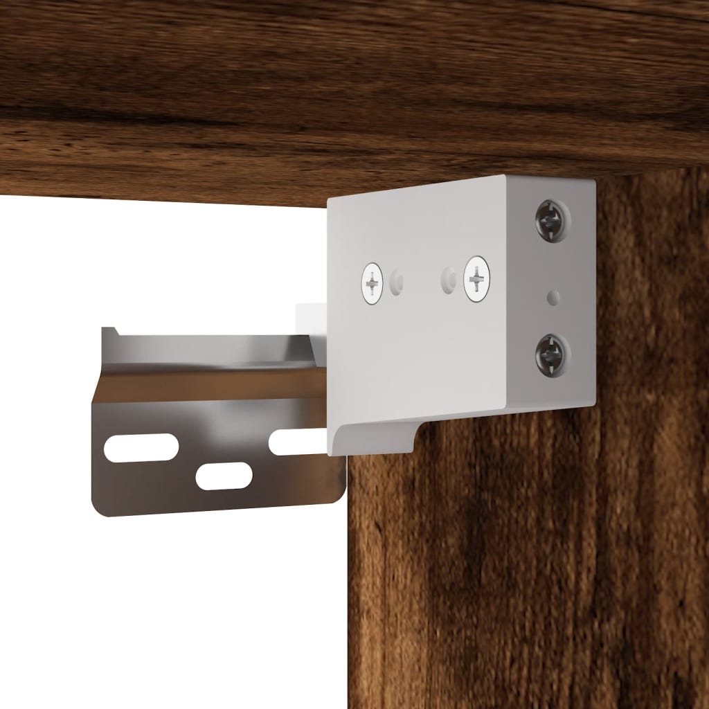 Skříň Highboard 69,5 X 34 X 180 Cm Kompozitní Dřevo