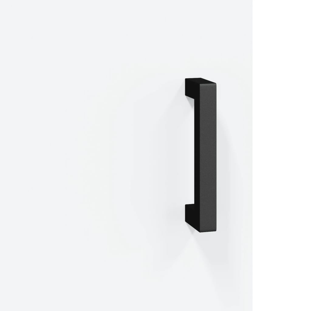 Skříň Highboard Bílá 69,5 X 34 X 180 Cm Kompozitní Dřevo