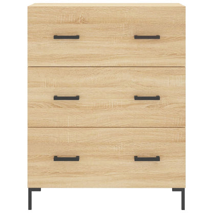Skříň Highboard Dub Sonoma 69,5 X 34 X 180 Cm Kompozitní Dřevo