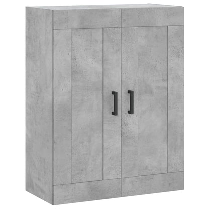 Skříň Highboard Betonově Šedá 69,5X34X180 Cm Kompozitní Dřevo