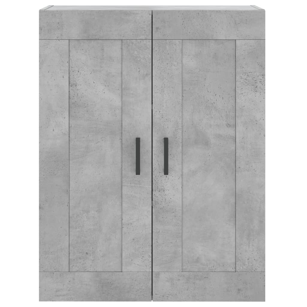 Skříň Highboard Betonově Šedá 69,5X34X180 Cm Kompozitní Dřevo