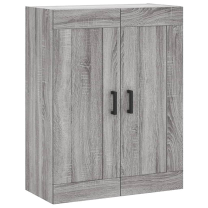 Skříň Highboard Šedá Sonoma 69,5 X 34 X 180 Cm Kompozitní Dřevo