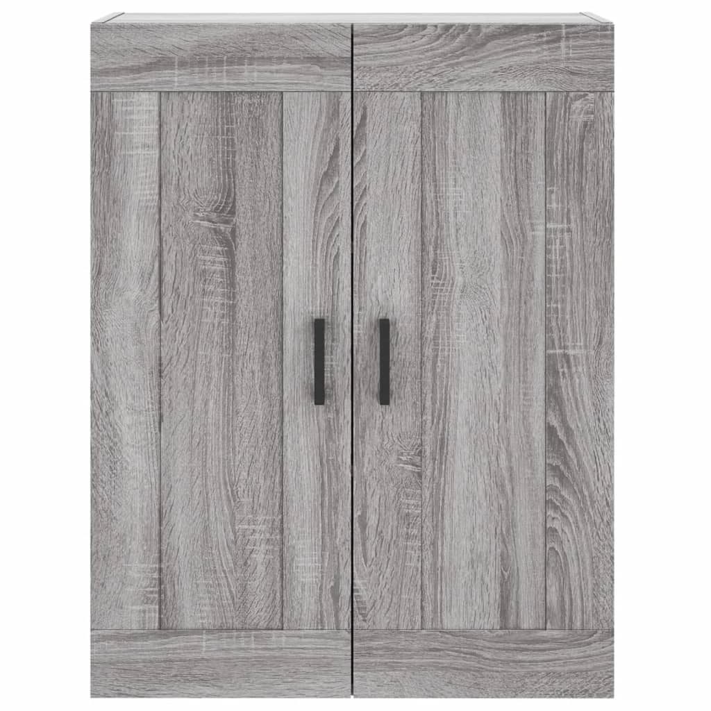 Skříň Highboard Šedá Sonoma 69,5 X 34 X 180 Cm Kompozitní Dřevo