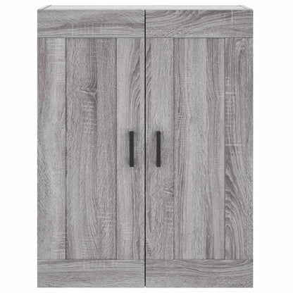 Skříň Highboard Šedá Sonoma 69,5 X 34 X 180 Cm Kompozitní Dřevo