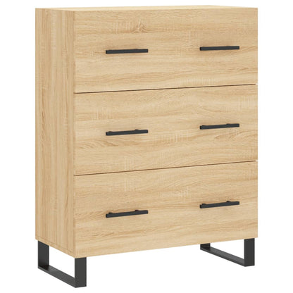 Skříň Highboard Dub Sonoma 69,5 X 34 X 180 Cm Kompozitní Dřevo