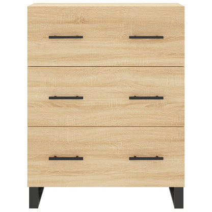 Skříň Highboard Dub Sonoma 69,5 X 34 X 180 Cm Kompozitní Dřevo