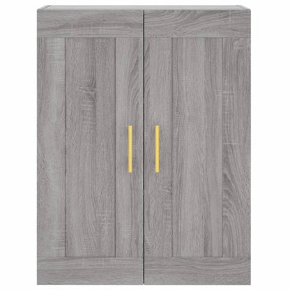 Skříň Highboard Šedá Sonoma 69,5 X 34 X 180 Cm Kompozitní Dřevo