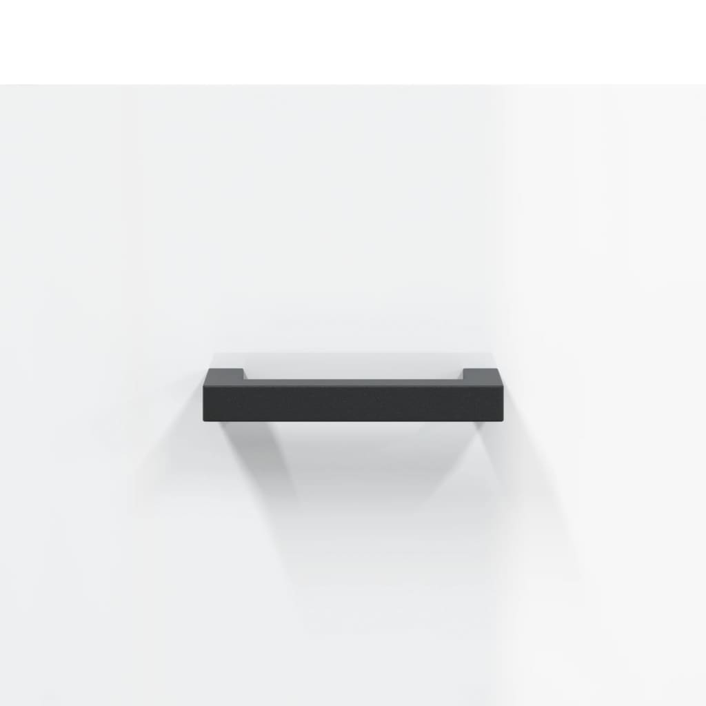 Skříň Highboard Lesklá Bílá 69,5 X 34 X 180 Cm Kompozitní Dřevo