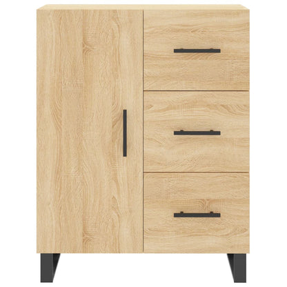 Skříň Highboard Dub Sonoma 69,5 X 34 X 180 Cm Kompozitní Dřevo