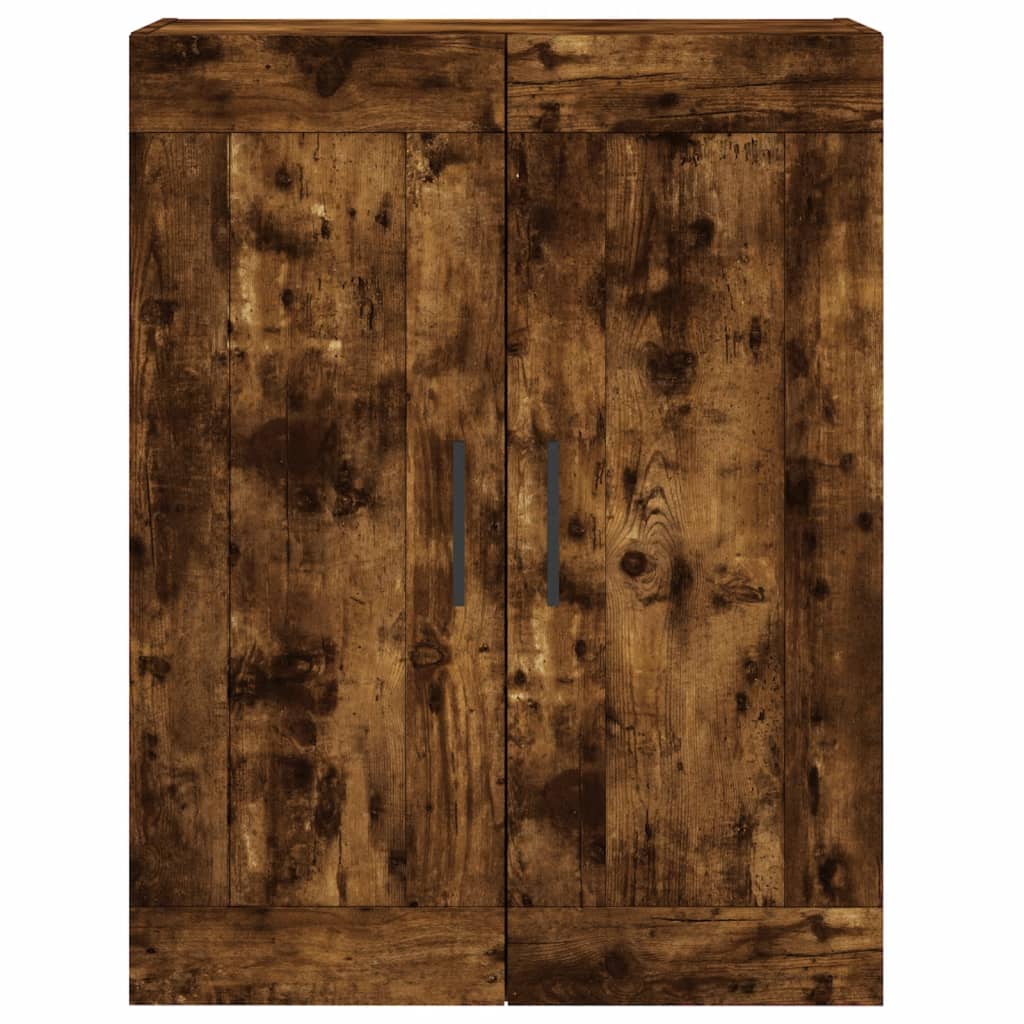 Skříň Highboard Kouřový Dub 69,5 X 34 X 180 Cm Kompozitní Dřevo