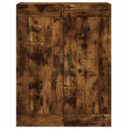 Skříň Highboard Kouřový Dub 69,5 X 34 X 180 Cm Kompozitní Dřevo