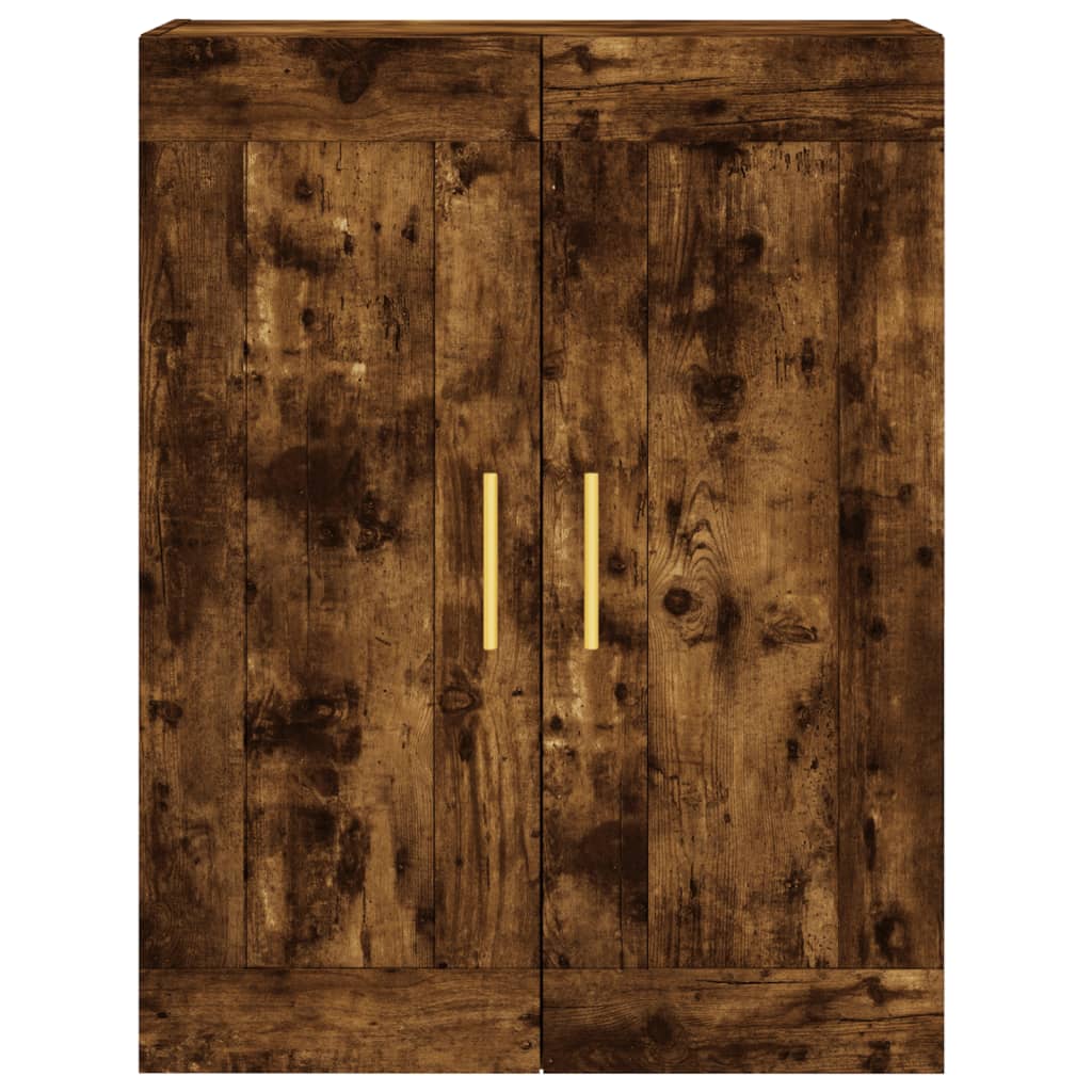 Skříň Highboard Kouřový Dub 69,5 X 34 X 180 Cm Kompozitní Dřevo