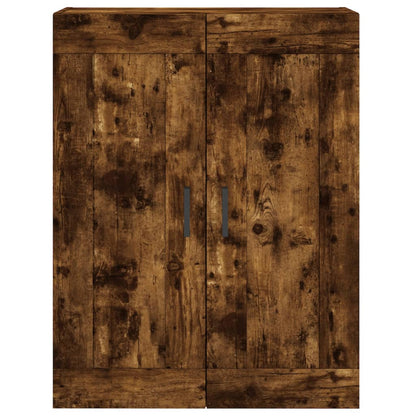 Skříň Highboard Kouřový Dub 69,5 X 34 X 180 Cm Kompozitní Dřevo