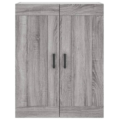 Skříň Highboard Šedá Sonoma 69,5 X 34 X 180 Cm Kompozitní Dřevo