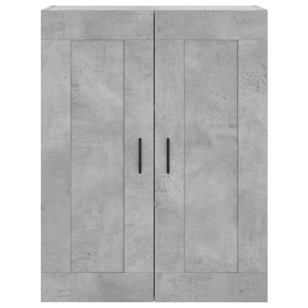 Skříň Highboard Betonově Šedá 69,5X34X180 Cm Kompozitní Dřevo