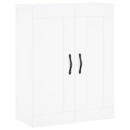 Skříň Highboard Bílá 69,5 X 34 X 180 Cm Kompozitní Dřevo