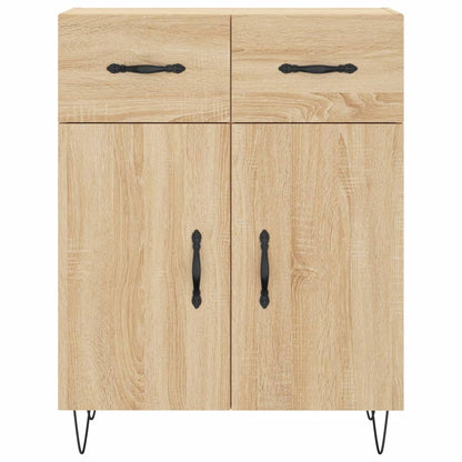 Skříň Highboard Dub Sonoma 69,5 X 34 X 180 Cm Kompozitní Dřevo